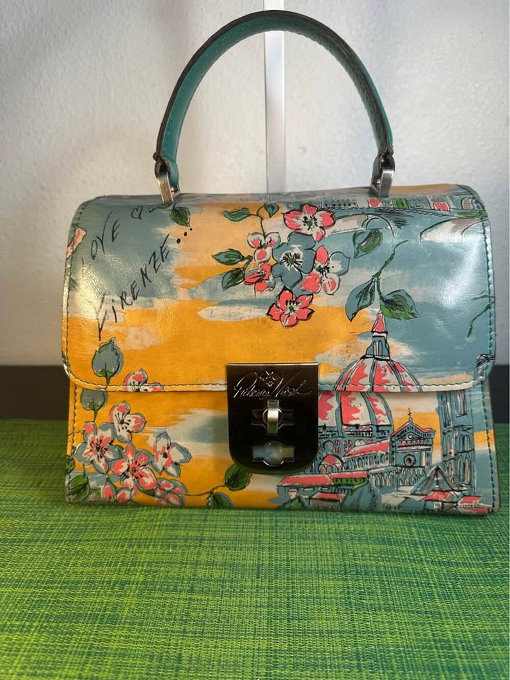 Patricia Nash Chauny Satchel – "Beautiful Girl" French Riviera Collection